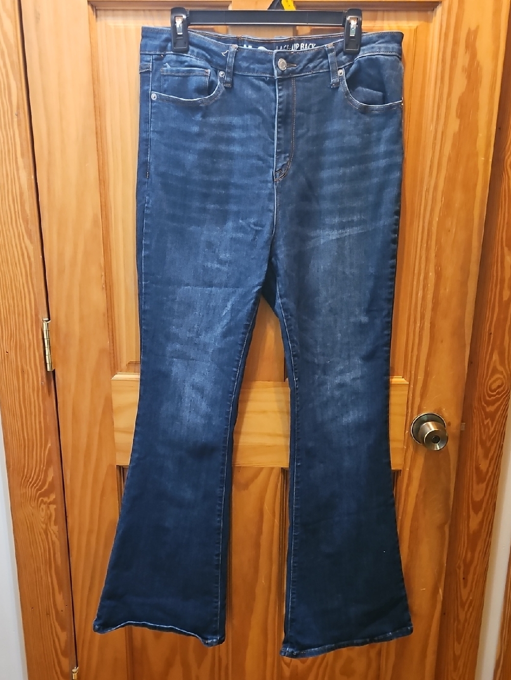 Dark Blue Women's Flared Jeans